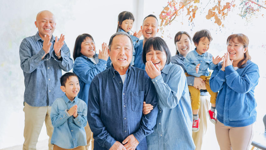 米子市家族写真撮影