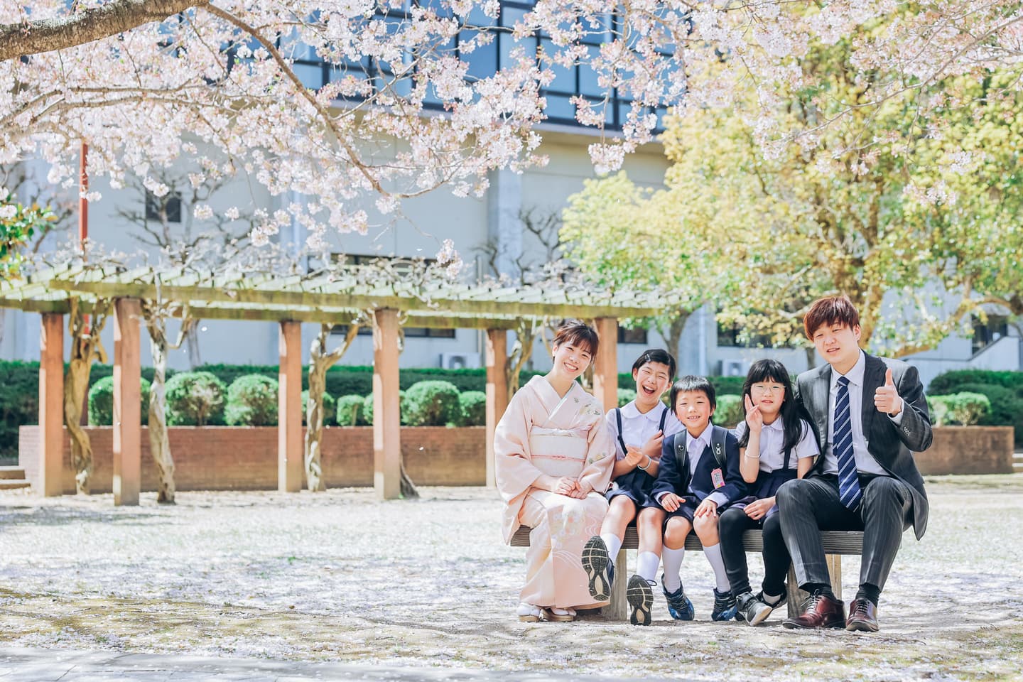 入園入学写真桜ロケーション撮影