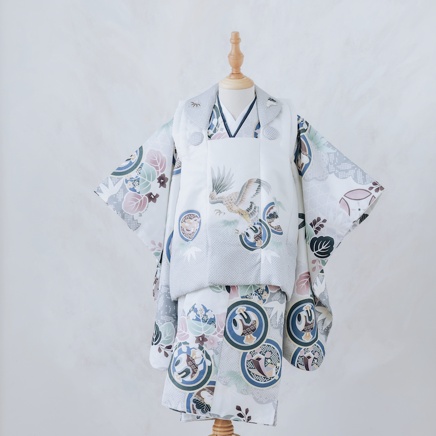 被布の3歳七五三用お着物