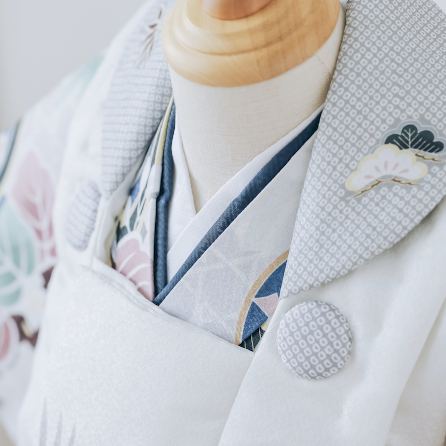 被布の3歳七五三用お着物