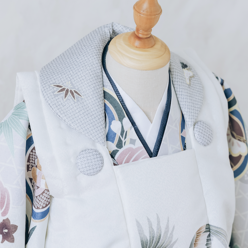 被布の3歳七五三用お着物