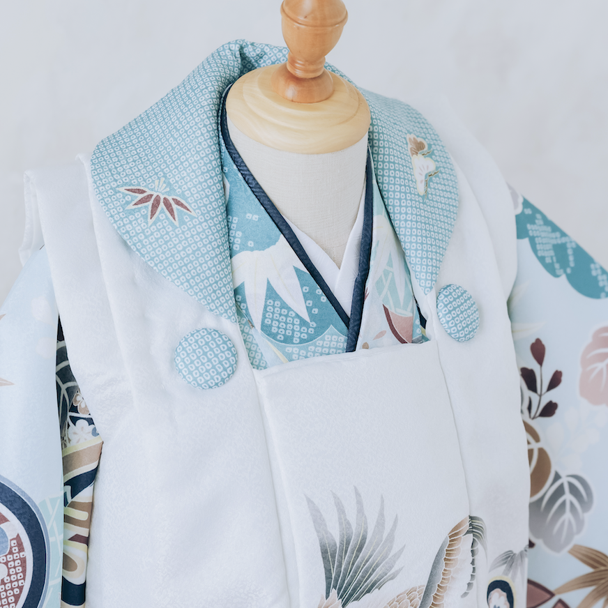 七五三様被布のお着物