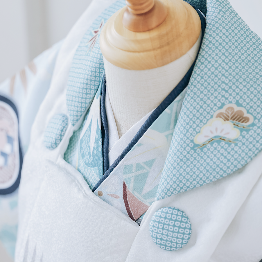 七五三様被布のお着物