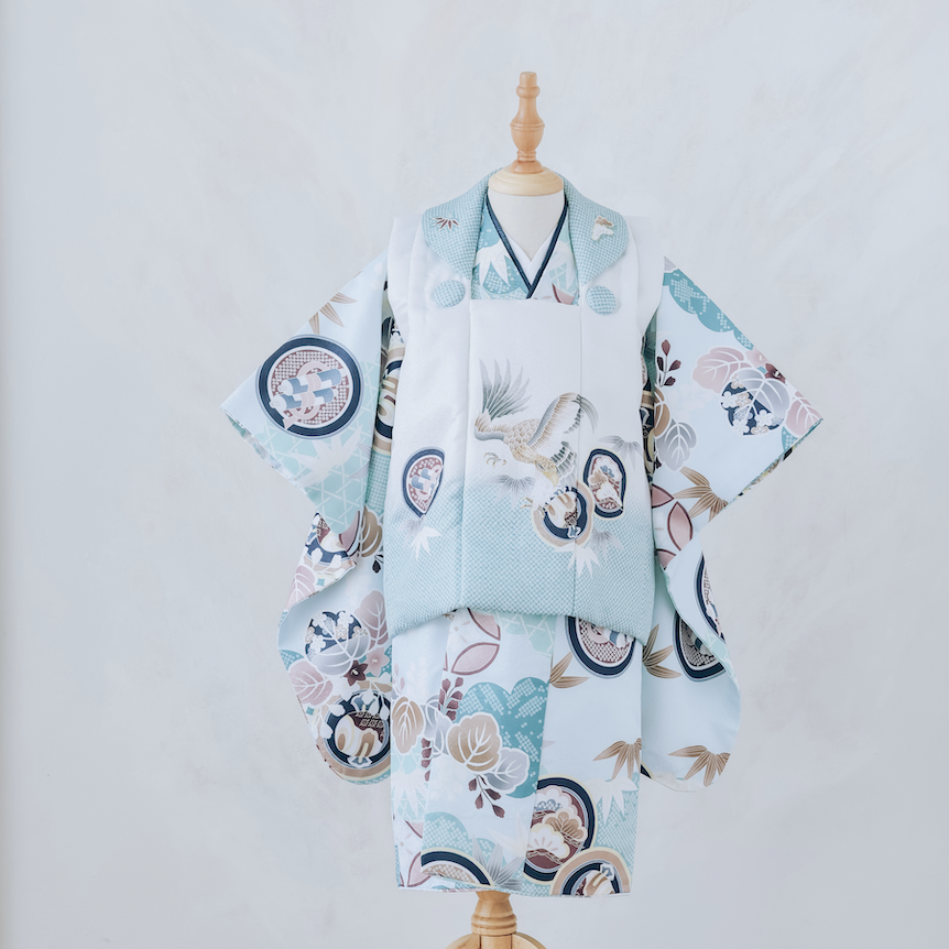 七五三様被布のお着物