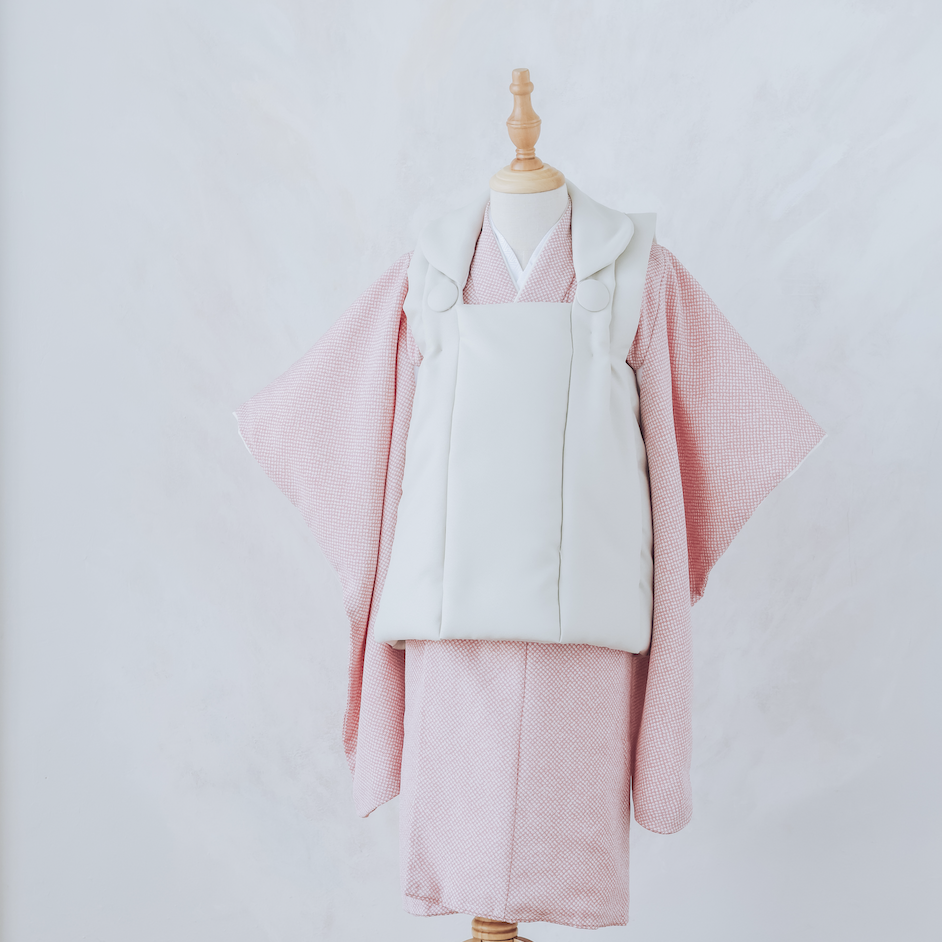 七五三着物ピンク色の被布