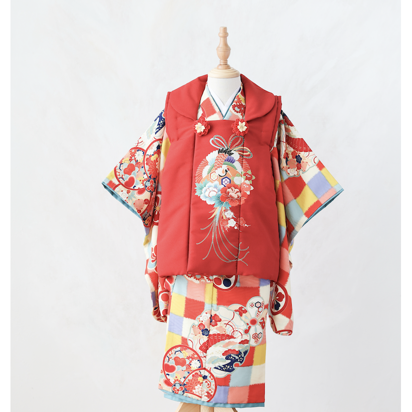 七五三用赤の被布