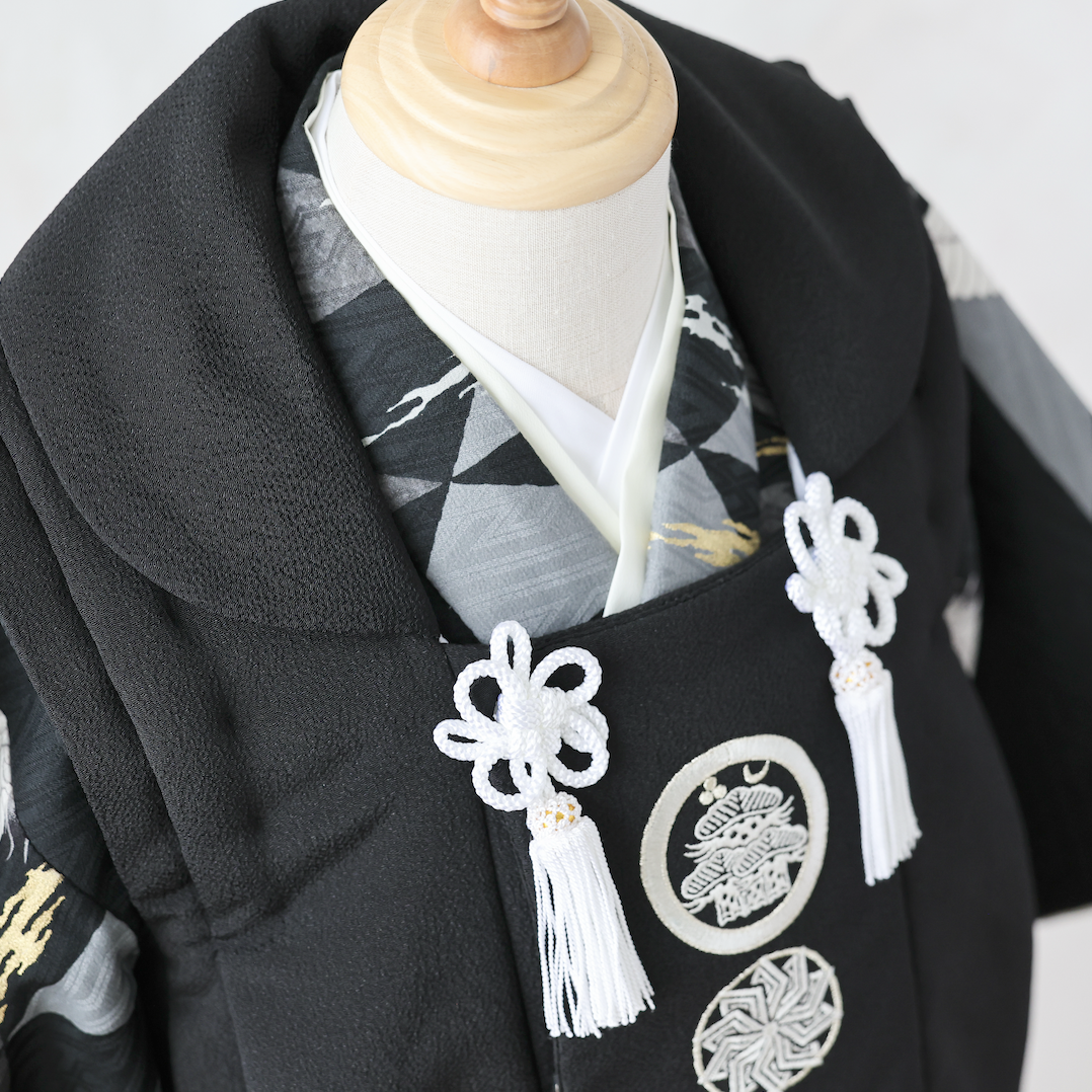 七五三着物黒の被布