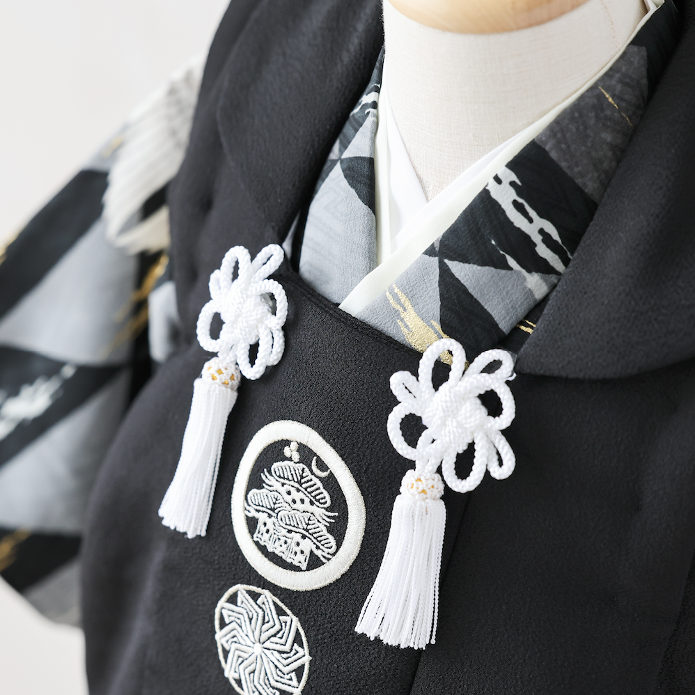 七五三着物黒の被布