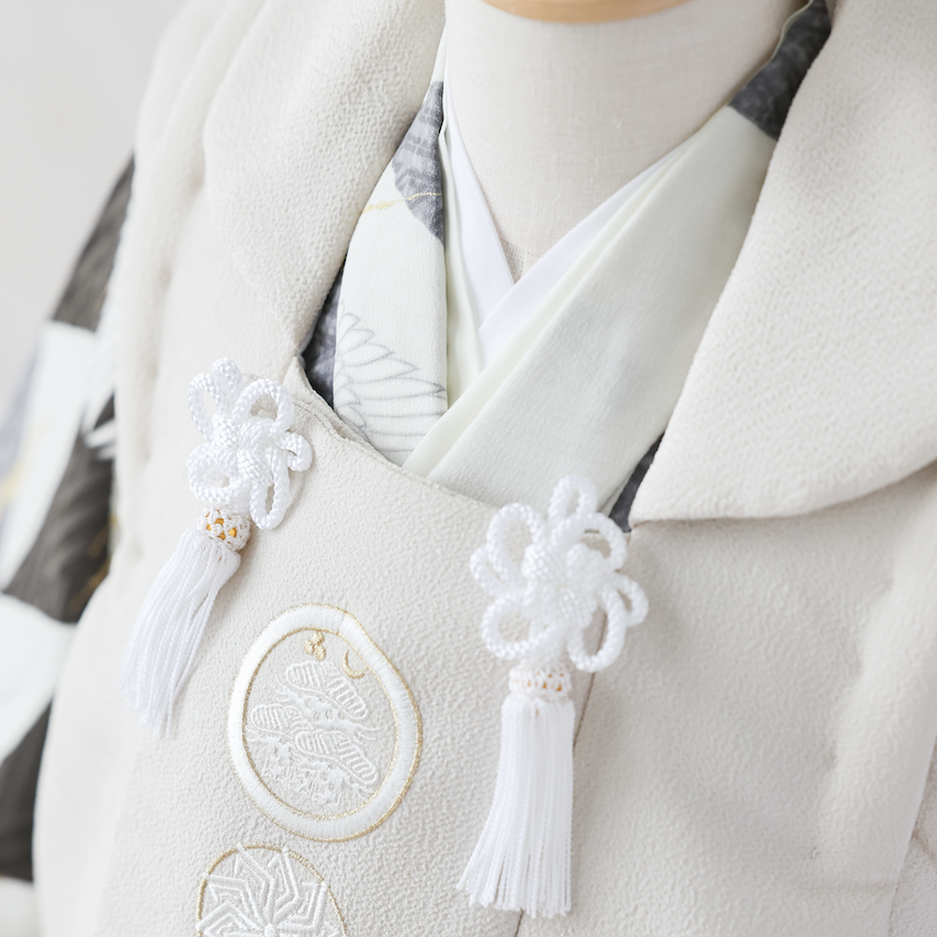 七五三着物白の被布